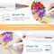 Ohuhu Alcohol Brush Markers 168-color Art Marker Set Double Tipped Alcohol-based Markers for Artist Adults Coloring Illustration- Brush & Chisel -w/ 1 Alcohol Marker Blender- Honolulu - Refillable Ink